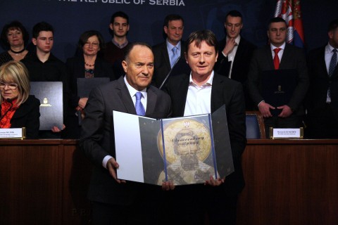 ДАРКО ГЛИШИЋ ДОБИТНИК СВЕТОСАВСКЕ НАГРАДЕ